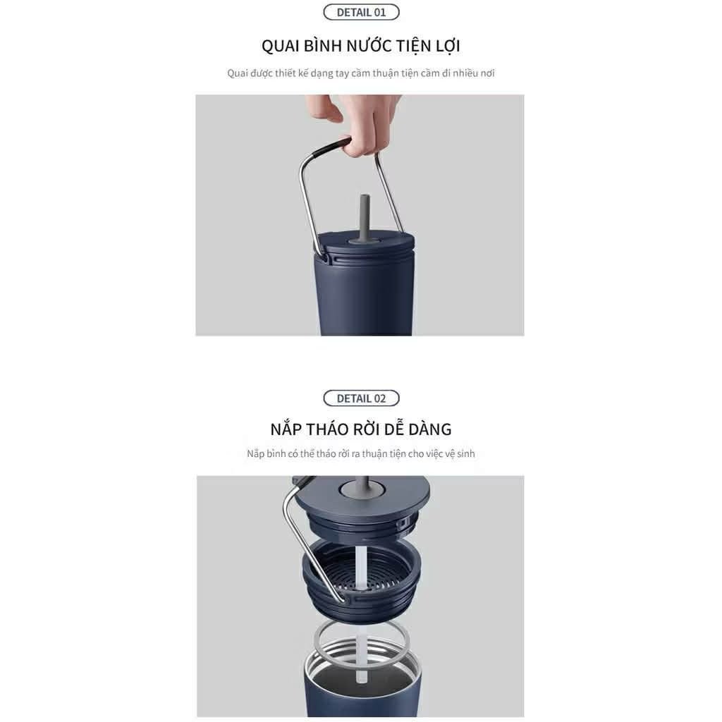 Bình giữ nhiệt kèm ống hút có quai xách 540ml LocknLock LHC426812.jpeg