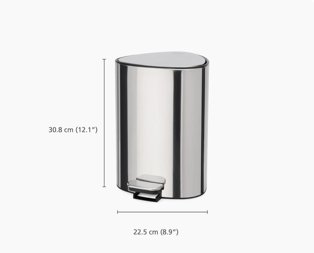 Thùng rác có bàn đạp bằng thép không gỉ EasyStore™ Luxe 5L Joseph Joseph 705968.jpg