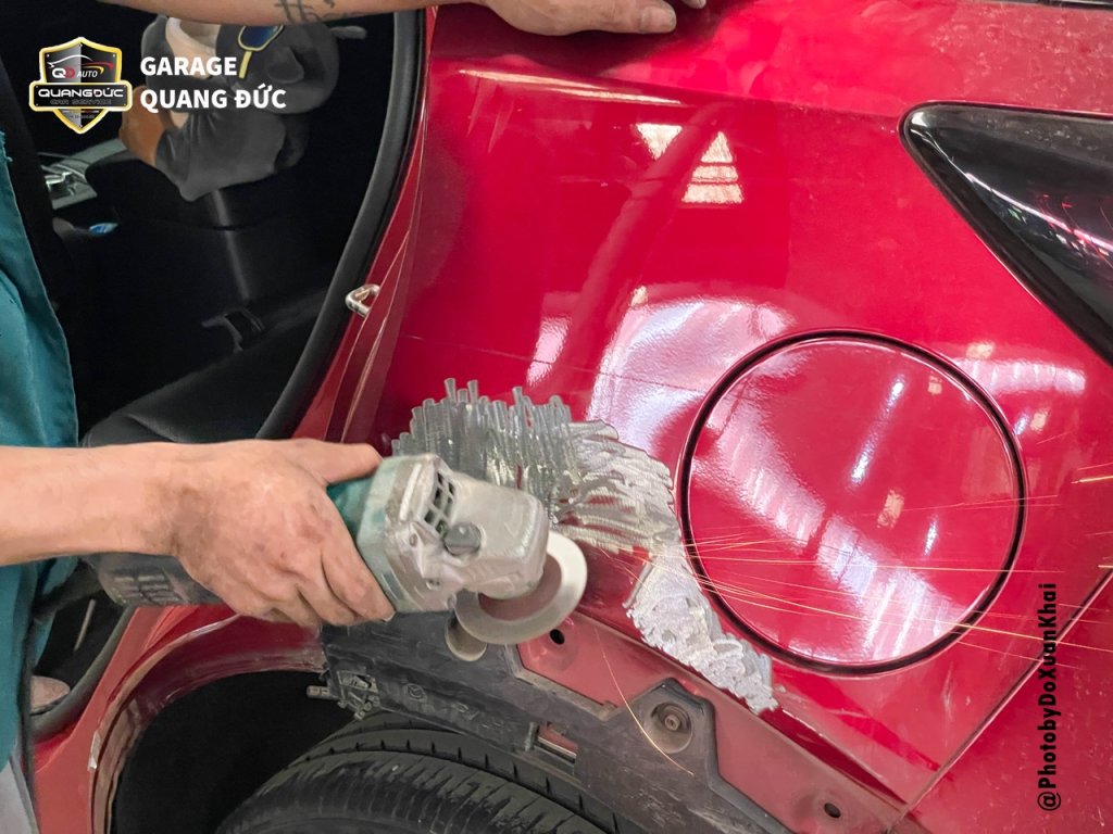 MAZDA CX3 ĐỎ - TAI NẠN ĐẦU, HÔNG XE, CỬA SAU LÁI QUANGDUCAUTO Khải Phục hồi (23).jpg