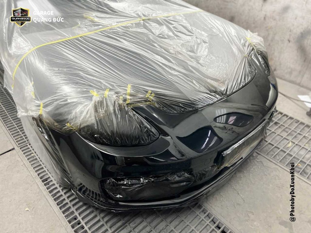 PORSCHE PANAMERA ĐEN - SƠN CẢN TRƯỚC ĐÁNH BÓNG CẢ XE (5).jpg