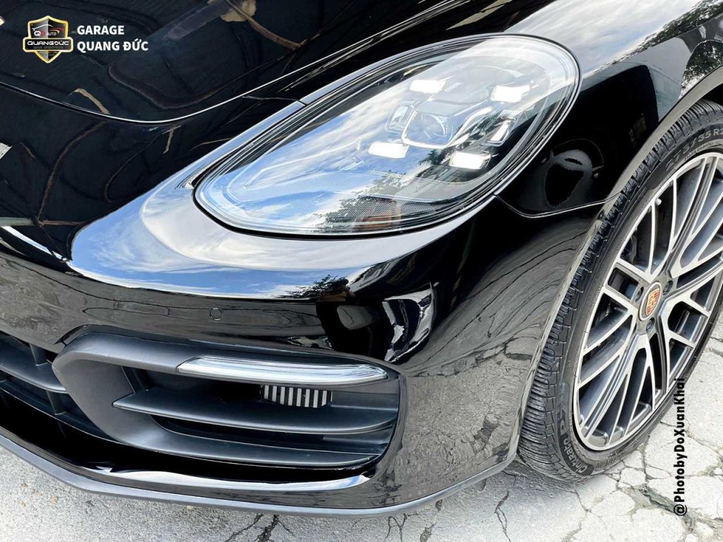 PORSCHE PANAMERA ĐEN - SƠN CẢN TRƯỚC ĐÁNH BÓNG CẢ XE (11).jpg