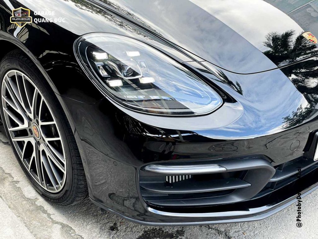 PORSCHE PANAMERA ĐEN - SƠN CẢN TRƯỚC ĐÁNH BÓNG CẢ XE (12).jpg