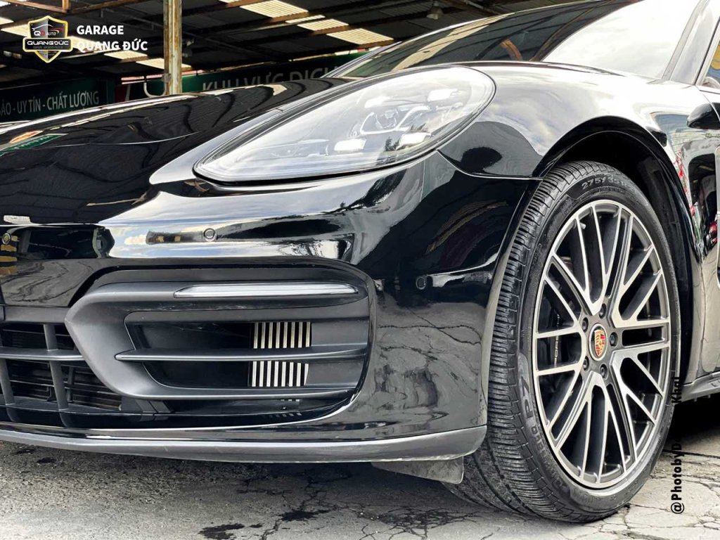 PORSCHE PANAMERA ĐEN - SƠN CẢN TRƯỚC ĐÁNH BÓNG CẢ XE (14).jpg