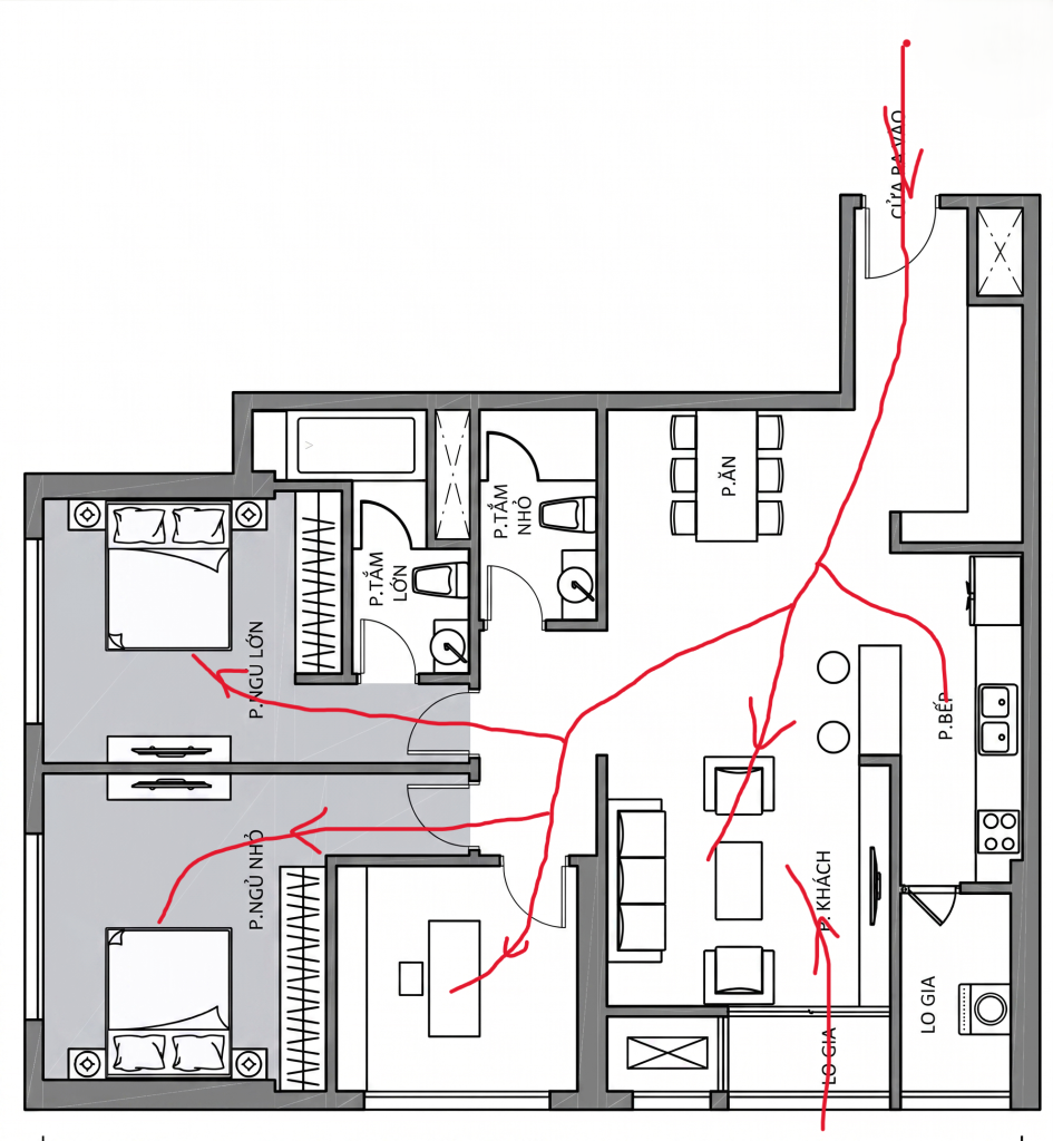 Bài 2.Nhà tọa canh hướng giáp vận 6 hành lang đâm thẳng cửa chính.png