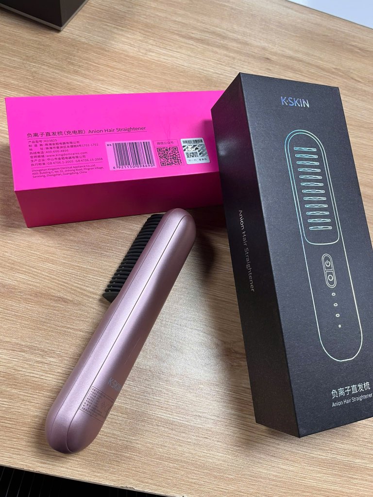 Lược điện không dây chải tóc Kskin, model KD382S.jpg