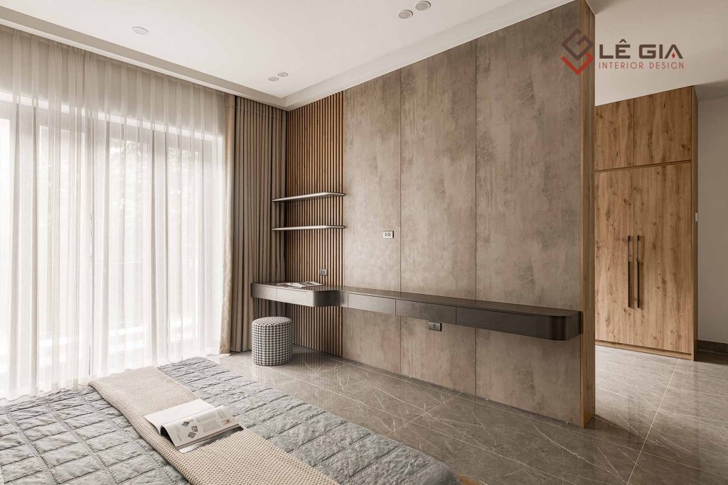 Hình ảnh thi công nội thất biệt thự thực tế anh Hiệp Lideco - Phòng ngủ master (7).jpg