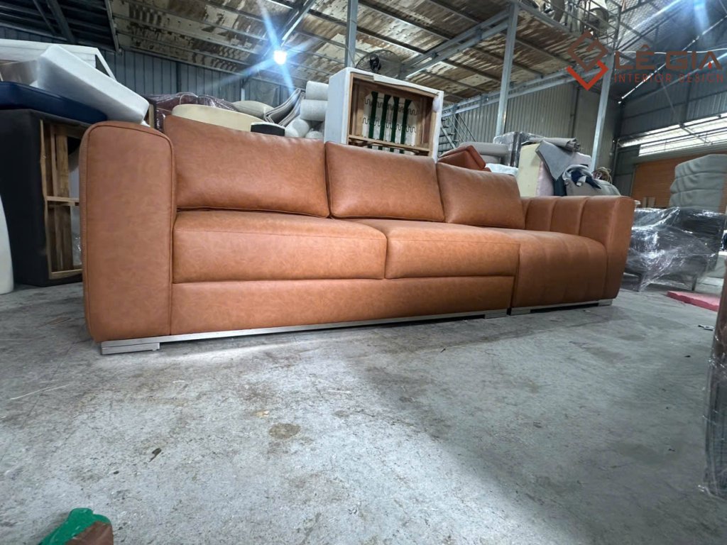 Ảnh chụp thực tế sofa da nỉ phòng khách cao cấp dáng l và văng (732).jpg
