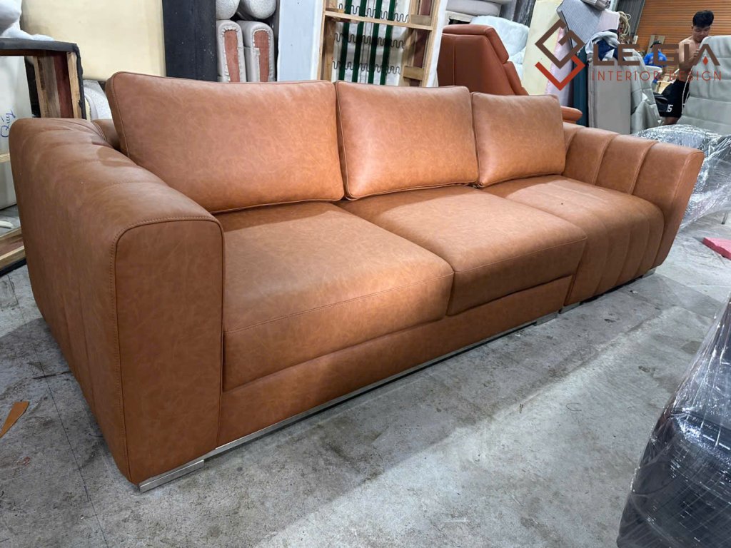 Ảnh chụp thực tế sofa da nỉ phòng khách cao cấp dáng l và văng (733).jpg