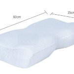 Gối Memory Foam 2 đầu thấp cao tốt cho đau cổ vai gáy LocknLock HLW1135.jpg