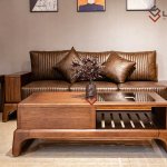 mẫu bàn trà phòng khách, bàn sofa đẹp, bàn trà mặt gỗ LG-BT128 (4).jpg