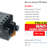 Đế rơ le Omron PTF14A-E 14 chân dẹp 10A.PNG