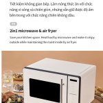 Lò chiên không dầu kết hợp lò vi sóng 22L Locknlock Rangefryer EJF294IVY6.jpg