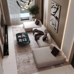 Biệt 2. Thi công nội thất biệt thự tại hà nội anh hưng gamuda phòng bếp khách (7).jpg