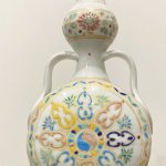 Bình Đồng hồ men Ducai thời Minh Tuyên Đức-Ducai enamel clock vase from the Ming Xuande period...jpg