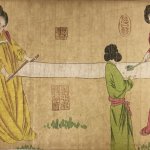 TRANH MẪU TỬ GIÁO HUẤN NHÀ MINH-Painting of Mother and Child Teaching, Ming Dynasty-明代母子教学图- (2).jpg