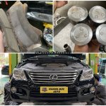Lexus LX570 bảo dưỡng thay má phanh, piston khaiphuchoi (1).jpg