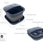 Bồn massage ngâm chân có thể gấp gọn Philips PPM6504 10.jpg