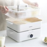 Nồi lẩu điện đa năng 4.5L 1500W Bianco Electric Multicooker Locknlock EJP154IVY.jpg
