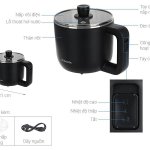 Nồi điện mini đa năng 0.8L 600W LocknLock EJP116BLK.jpg