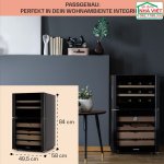 Tủ bảo quản rượu vang Klarstein El Dorado 108L-2.jpg