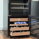 Tủ bảo quản rượu vang Klarstein El Dorado 108L4.jpg