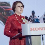 2. Bà Sayaka Arai - Tổng Giám đốc Công ty Honda Việt Nam phát biểu tại buổi Lễ.jpg