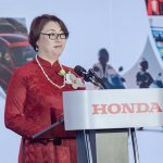 2. Bà Sayaka Arai - Tổng Giám đốc Công ty Honda Việt Nam phát biểu tại buổi Lễ.jpg.jpg