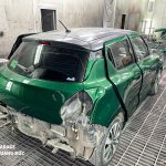 SUZUKI SWIFT -  ĐỔI MÀU TỪ XÁM SANG XANH LÁ TRỪ NÓC KHAIPHUCHOI QUANGDUCAUTO (5).jpg