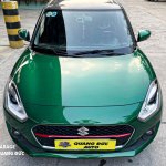 SUZUKI SWIFT -  ĐỔI MÀU TỪ XÁM SANG XANH LÁ TRỪ NÓC KHAIPHUCHOI QUANGDUCAUTO (43).jpg